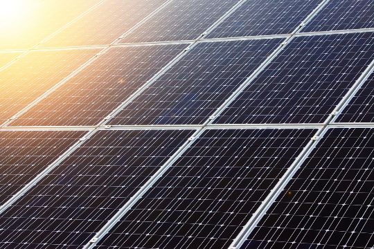 Bild einer Solaranlage